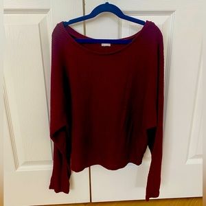 Burgundy Garage sweater